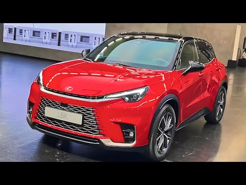 All-New LEXUS LBX 2024 Compact Luxury Crossover Interior And Exterior Red