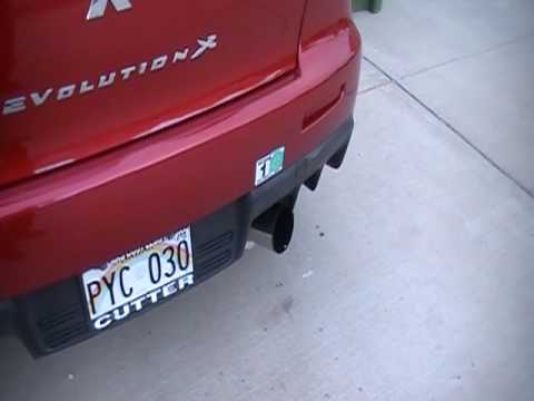 how to remove downpipe evo x