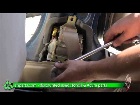 How to replace / change a Seat Belt for a 2001 2002 2003 2004 2005 Honda Civic  REPLACE DIY