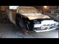 TR7 V8 getting 9 coats of finest black cellulose TR7 V8 getting 9 coats of finest black cellulose