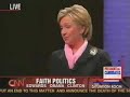 Hillary Clinton Talks About Reducing Abortions in America