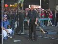 David Letterman pitches to Mark McGwire
