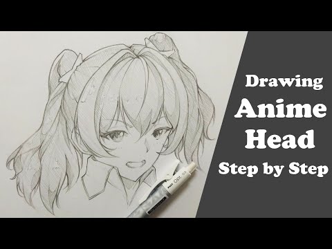 video-linktoworks-How To Draw Head For Anime Girl #2[Step By Step][Real...