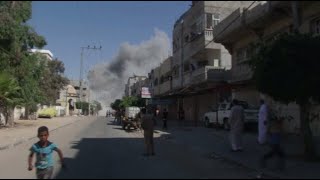 RAW: Moment Israeli Airstrike Smashes House In Gaza