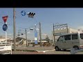 岳南鉄道　吉原～ジヤトコ前にある踏切信号交差点の手前に停止線がある踏切です