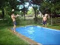 Caida en la pileta