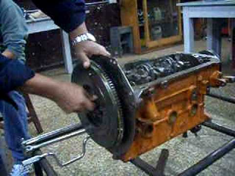 Montaje de cadenas de toyota 18r parte 4