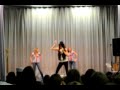 Hanna Montana Impersonator with Backup Dancers Ali and Ella
