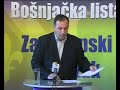 Press Bosnjacke liste za evropski Sandzak