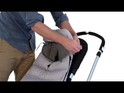how to fit bugaboo bee footmuff
