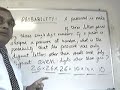 Probability solution video Probability solution video