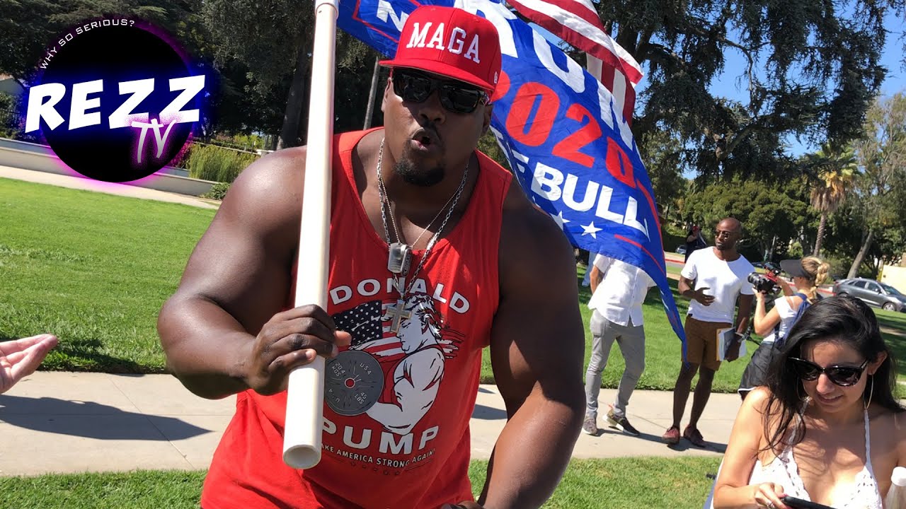 MAGA Hulk RUNS WILD On Haters At Beverly Hills FREEDOM Rally