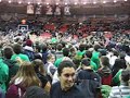Irish beat #4 Alabama, fans rush the court (second clip)