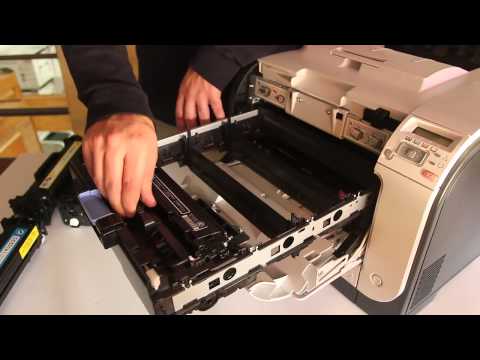 how to replace transfer belt hp cp2025