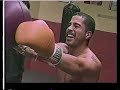 Derek attempts to learn how to box