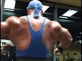 Bodybuilder Brad Hollibaugh hits some poses