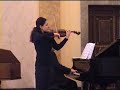 R. Schumann - The violin sonata no. 1 in A minor, opus 105 , mvmt 3 A.Reiner, S.Cierpik