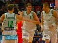 D.Songaila powerfully dunks over Pau Gasol D.Songaila powerfully dunks over Pau Gasol