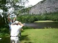 Skipping a Golf Ball Over Water