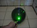 High power green laser pointer experiment - Complete Failure