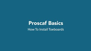 Proscaf Basics: How To Install Toeboards