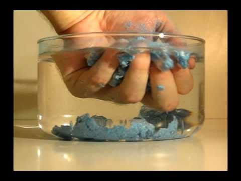 sand - This is normal sand coated with a hydrophobic material that repels water, so this sand will never get wet. This was originally developed to clean petroleum f...