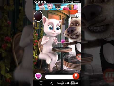 Talking Angela (Look in her eyes😱😱)