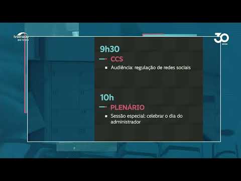 Agenda | Regulação de redes sociais e homenagem ao Dia do Administrador