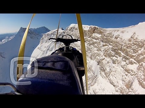 Foot - Professional skier and BASE jumper Erik Roner could only think of one way to pay tribute to his fallen friend and mentor, professional freeskier Shane McConk...