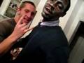 black guy passes out at new years party