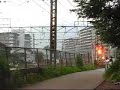 Railroad crossing in Japan - JR West kyoto Line 02 Railroad crossing in Japan - JR West kyoto Line 02