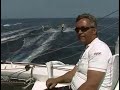Deux Wakebords derri�re le trimaran Brossard