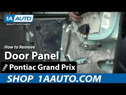 how to remove grand am door panel
