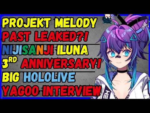 Projekt Melody past revealed?! Niji Iluna 3rd anniversary, Yagoo big interview!