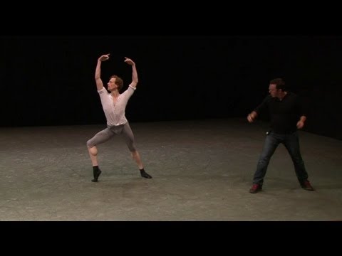 Alexei Ratmansky rehearses 24 Preludes with The Royal Ballet's Edward Watson