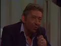 robert charlebois au jeu de la v�rit� ou s.gainsbourg �tait linvit� le 07.06.1985