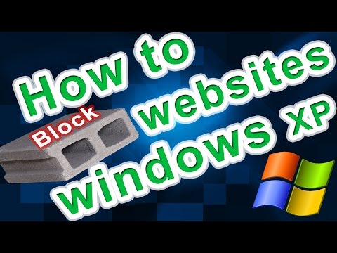 how to block facebook in windows xp