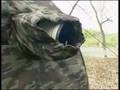 A professional nature-photo watch-tent tarn
