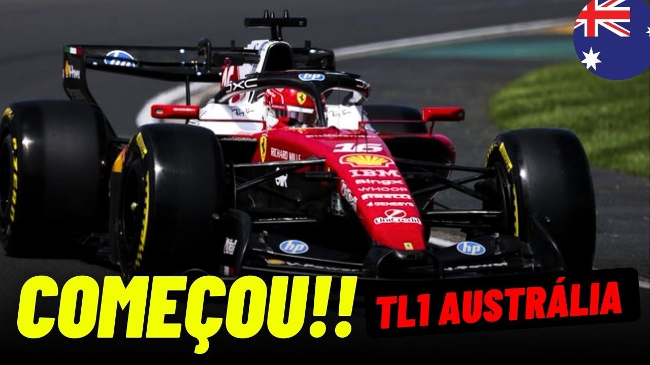 COMEÇOU! FERRARI DOMINA TREINO LIVRE 1 GP DA AUSTRÁLIA | FORMULA 1 2026