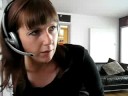 Lauren gets a headset