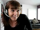 Lauren gets a headset