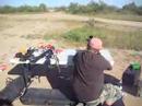 Howard shooting the barret .50 cal