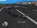 GTA San Andres airport tug train
