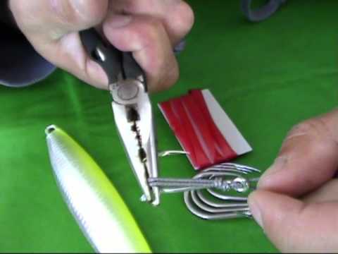 Jigging - How to make easy an assist hook for jigging. Εύκολη κατασκευή assist hook στα μέτρα μας. Ας φτιάξουμε μόνοι μας το δικό μας assist hook για τα πλάνα μας επιλ...