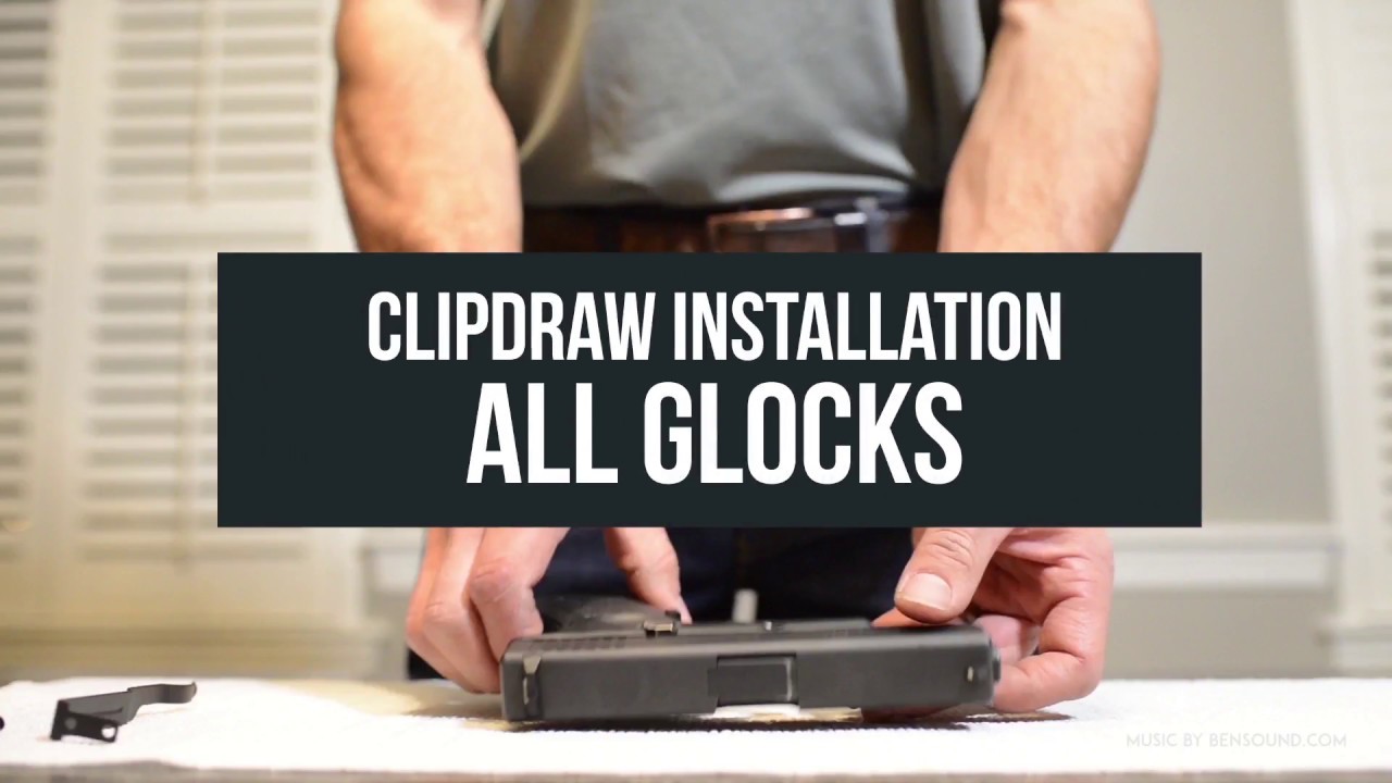 Clipdraw Installation for Glock Pistols - Ideal for Concealed Carry