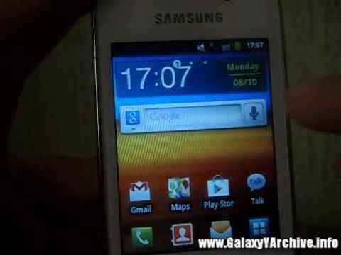 how to remove widgets from samsung galaxy y