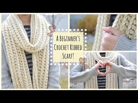 how to crochet a scarf pinterest