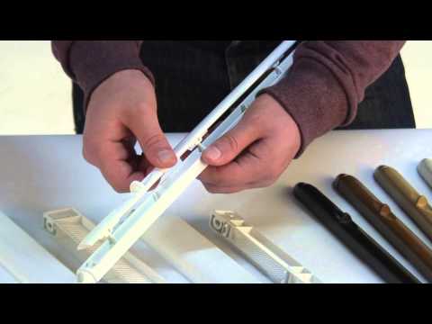 how to fit a trickle vent to a upvc window