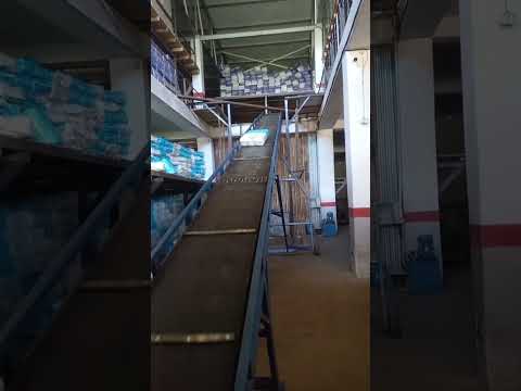 Ленточный транспортёр 8 м х 50 см, двигатель редуктор 3 КВт, толщина ленты 10 мм - фото 2 - id-p113424630