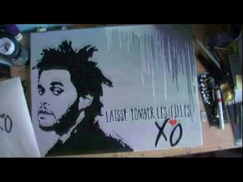 how to draw the weeknd xo